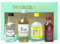 Gin Gift Set - Flavoured Alcohol Miniatures, Edinburgh Gin Apple & Spice, Rock Rose Pink Gin, Sipsmith Lemon Gin, Bombay Bramble Blackberry & Raspberry 4x 5cl, Birthday Gin Gifts for Women and Men