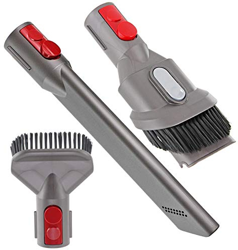 SPARES2GO Fugendüse Schmutzbürste 2 in 1 Polsterset kompatibel mit Dyson V8 SV10 schnurlosen Staubsauger