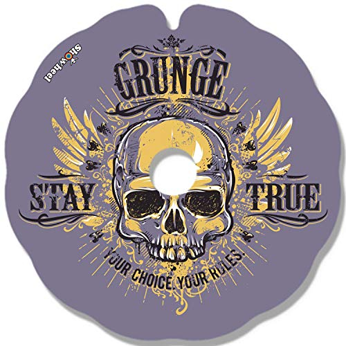 Flasque: Protège-Rayons Fauteuil Roulant (Paire) pour Main Courante de 53,51 à 54,50 cm de Diam. Extérieur, Fixation Ronde - Grunge