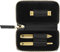 ZWILLING Maniküreset (3 Teilig, Schwarzes Echtleder Etui, Pflege für Hände und Füße, Reiseset, mit Nagelknipser), Premium, Gold Edition