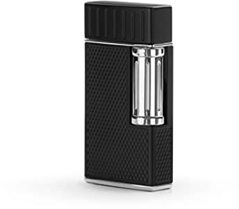 Colibri Julius feuerzeug mit Doppel Flamme | nachfüllbar | fur Zigarren und Zigaretten | Premium-Metallkonstruktion | elegante Geschenkbox | Zwei Jahre Garantie | füllbar mit Butan, nicht enthalten
