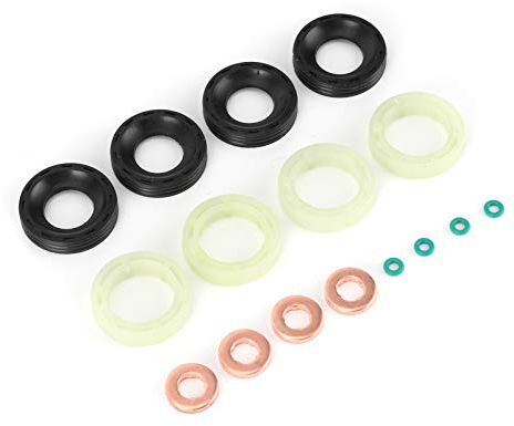 Auto Injektor Dichtungen Kit, Auto Injektor Dichtscheibe O-Ring 1314368 Ersatz Fit für Berlingo C2 C3 C4 Sonstiges Zubehör
