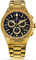 LOUIS XVI Le Monarque Royale 1215 - Ø 42 mm - Herren Uhr - Wasserdicht - Uhr mit Saphirglas - Armband Gold - Zifferblatt Schwarz - CH Quarzwerk
