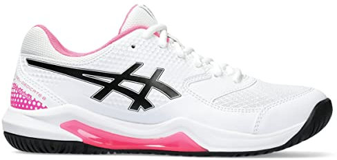 ASICS Women's Gel-Dedicate 8 Tennis Shoes, Weiß/Hot Pink, 38 EU
