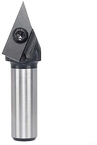 Fresa de grabado en forma de V de 12 mm, biselada, 45 grados
