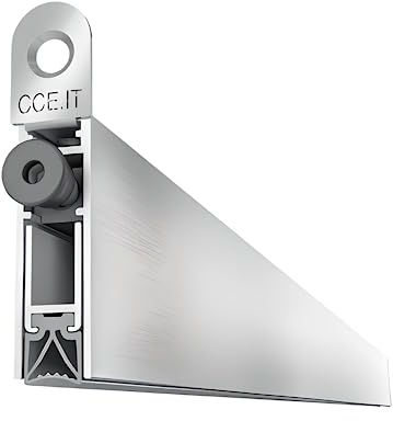 Gedotec absenkbare Bodendichtung | 1 Stück Türdichtung 12 x 40 mm | SQUADRETTE | Länge 730 mm - kürzbar | Absenkdichtung für Türen | Türbodendichtung windschutz kältefeind Wärmedämmung | zum Einnuten