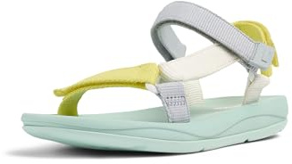 Camper Women's Match K200958T-Strap Sandal, Multicolour 030, 6 UK