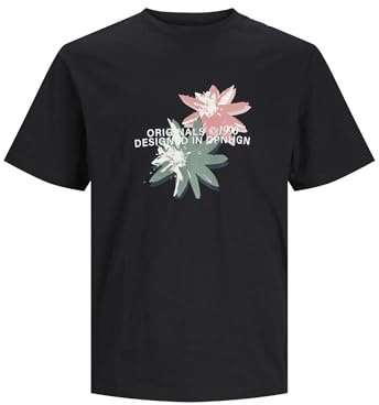 JACK & JONES JORTAMPA AOP Branding Tee SS C.N SN