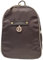 Laura Biagiotti Borsa/Zaino Donna in Nylon Impermeabile - Zaino Con Manico e Inserti in Tapiro - Dimensioni: 35 X 26 X 12 cm. ART. LB22W-105-5 Linea Abbey (Marrone)