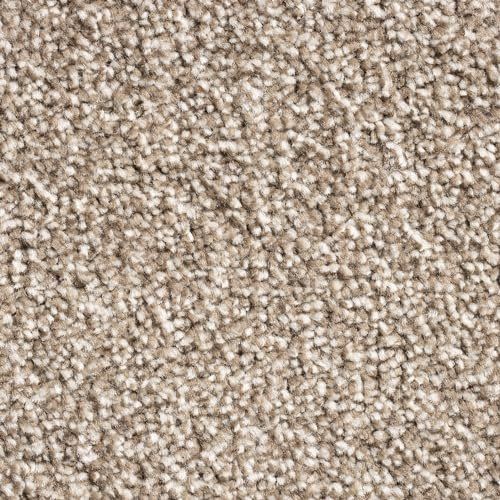 Tuda Carpets | Barrati 15mm Saxony Pile Carpet with Hessian Action Back | Peanut (90) - Sample