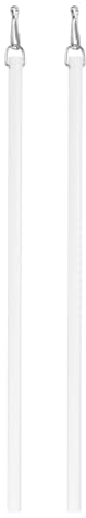 sourcing map 2Pcs 30cm White Curtain Pull Rod, Fiberglass Blind Wand Replacement Part with Hook, Window Blind Tilt Wand for Window Opener Accessory
