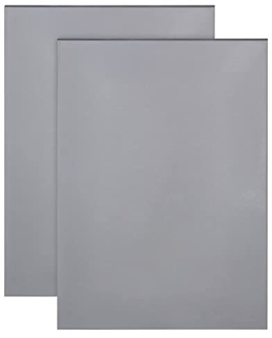 Uadme Rubber Stamp Sheets, 2Pcs A4 Soft Linoleum Blocks for Printmaking 2.3mm, Blank Laser Engraving Material for Ink Stamp Pads Engraving and Linocut Block Carving (31x22cm)