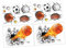 ibasenice 4 Stück Umweltfreundliche Wandaufkleber Autoaufkleber Basketball-Aufkleber Simulationsball-Aufkleber 3D-Aufkleber dekoration schlafzimmer wandsticker PVC-Aufkleber 3D-Wandaufkleber