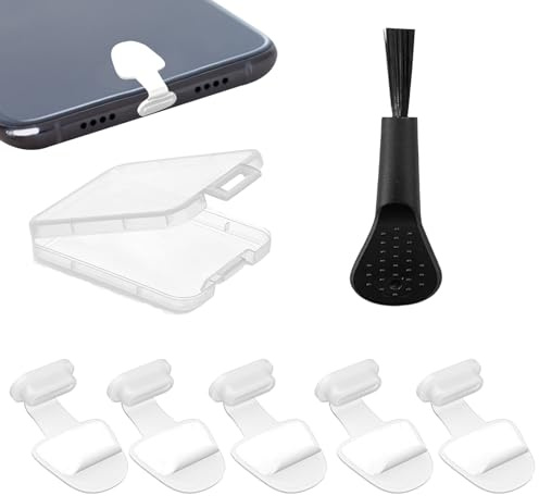 NEODTX USB C Schutzkappe 5 Pcs SilikonhüLle Für Typ-C Port Handy Und Tablet Kompatibel iPhone 15 16 pro max Google Samsung Galaxy Xiaomi Redmi XPLORA Motorola Etc USB C Staubschutz (weiß)