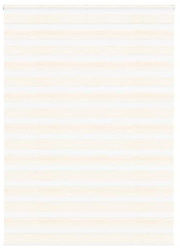 vidaXL Doppelrollo Marmorbeige 165x230cm Stoffbreite 160,9 cm Polyester