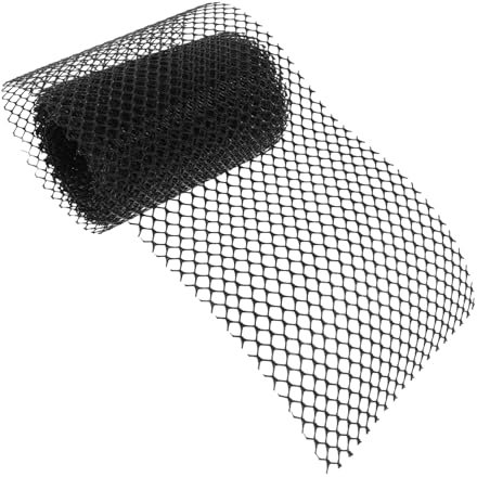 YARNOW Plastic Wire Mesh Fence for Rain Gutter Guard Roll Leaf Guards for Gutter Protection Filter for Outdoor Screens and Garden Wire Use