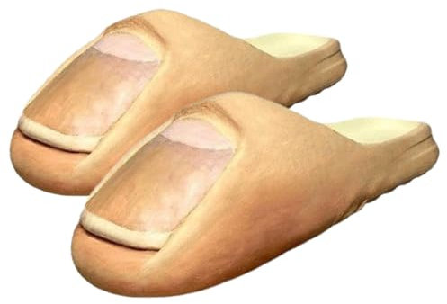 Big Toe Slippers, hausschuhe lustig für herren damen, 26cm Hausschuhe in Form eines einzelnen großen Zehs, hässliche funny slippers, neuartige, warme Winter-Freizeitschuhe für drinnen und draußen