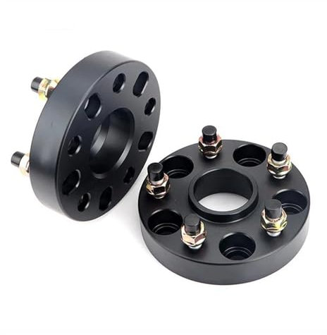 KLAUER Distanzscheiben Spurplatten Für Dodge Für Ram 1500 M14x1,5 2 Stück 25/30/35/40 Mm PCD 5x139,7 CB 78,1 Mm Spurverbreiterung Adapter 5 Radbolzen Passend Spurverbreiterung(2PCS 40mm Black)