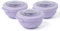 Amuse Tylla Schüssel 3 Stück je 200ml I luftdichte Frischhaltedosen mit Deckel für Meal Prep & Snacks I BPA-freie Vorratsdosen für Kinder & Erwachsene I Snackschale spülmaschinengeeignet I Lavender