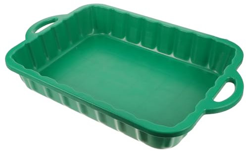 Hemobllo Bandeja de Drenaje de Aceite para Vehículos Recogedor de Aceite con Diseño Prueba de Fugas y Plástico Resistente Gran Capacidad para Diversos