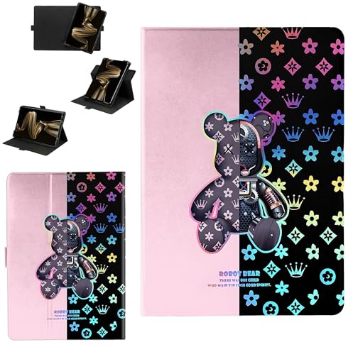 hülle Kompatibel für Fancy Fish T30B 10.1-Zoll Tablet Hülle Case Schutzhülle Cover [360-Grad-Drehfunktion][Verstärkter Kantenschutz gegen Stürze] JXX