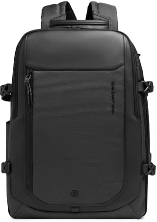 Piquadro Fahrradrucksack mit Laptop-Fach 15,6 Unisex Leder und Stoff schwarz