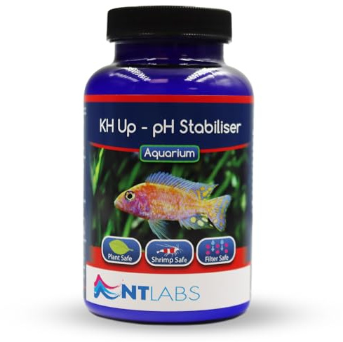NT Labs Aquarium KH Up pH Stabiliser Buffer (180g) | Safely and cleanly increases carbonate hardness to prevent dangerous pH fluctuations due to low aquarium KH levels.