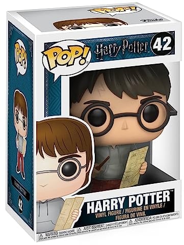Funko 14936 Pop! Vinile Harry Potter Figure Harry W/ Marauders Map