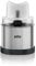 Braun Kaffee- und Gewürzmühlen-Aufsatz MQ 60 – EasyClick-Zubehör für Braun Stabmixer MQ 3 und MQ 5, Zerkleinerer mit 350 ml Fassungsvermögen, Edelstahl