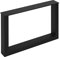 SOTECH Tischgestell TAB Stahl schwarz matt Profil 80 x 40 mm Höhe: 400 mm Tiefe 600 mm Tischkufen Industriedesign Tischuntergestell Tischkufe Kufengestell