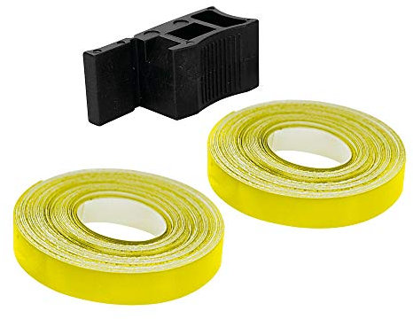 Lampa 90527 Wheel Stripe Fluo, Profilo Adesivo per Cerchi Ruota - Giallo