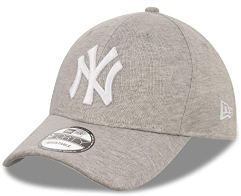 NE_UD New Era 9forty Strapback Cappello MLB New York Yankees Los Angeles Dodgers Uomo Donna Cappello Berretto Cappello Bundle Bandana - NY Lt. Grigio #4107, Einheitsgröße