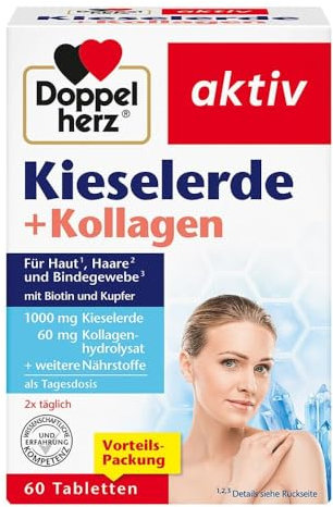 Doppelherz aktiv Kieselerde + Kollagen, 60 St