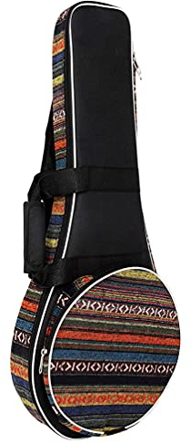 ARTIBETTER Mandolin Case Vintage Oxford Cloth Mandolin Bag Travel Guitar Case Bass Guitar Case Bag Accessories for Electric Guitar ( Assorted Color )