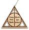 Targa in legno personalizzata/fuori porta Harry P- POTTER- Incantesimo PROTEGO MAXIMA Harry Potter - PORTACHIAVI PERSONALIZZATO COORDINATO