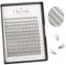 Oreola 20D Individuel Lashes Cluster 0.07C Curl 8-15mm Cils Individuels, Natural Style Faux Mink Lashes Cluster für DIY Extensions de Cils Individuels à la Maison, Augmenter le Volume des Cils
