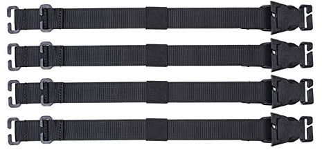 MiOYOOW 4PCS Tactical Rush Tier System, Portable Molle Backpack Straps Accessories for Outdoor Camping Hiking Mountaineering