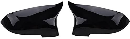 Rückspiegel-Abdeckung Für BMW F10 F11 F18 5er 2014-2017 Facelift Rückspiegelabdeckung Außenspiegelkappe Rückspiegelgehäuse (Color : Glossy Black)
