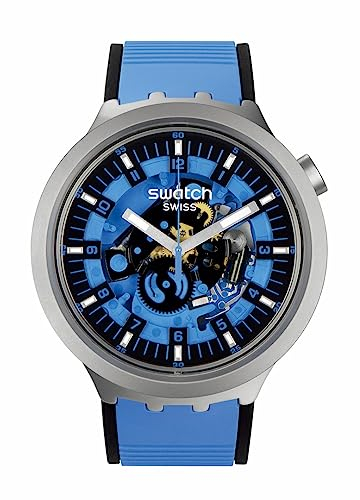 Swatch Unisex Analog-Digital Automatic Uhr mit Armband SB07S106