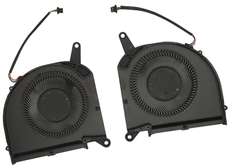Ventilador de Refrigeración Interno para Ordenador Portátil de Repuesto para para Aero 15 SA 17 HDR XA RP75XA RP77XA, Conector de Alimentación de 4 (Ventilador de