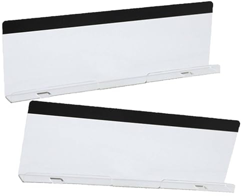 2 Stück Monitor-Boden-Memoboard, Computer-Monitor-Memoboard, Multifunktionales Monitor-Memoboard, Monitor-Boden-Memoboard Mit Ladeloch, Acryl-Computer-Memoboard