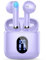 Wireless Earbuds, Bluetooth 5.4 Headphones Wireless Headphones with Deep Bass, New Mini Bluetooth Earphones in Ear 4 ENC Mic, Noise Cancelling Ear buds 30H Bluetooth Earbud Dual LED Display, Purple