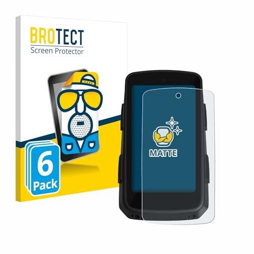 brotect Screen Protector Anti-Glare compatible with Hammerhead Karoo 3 (6 Pack) Screen Protector Matte, Anti-Fingerprint Protection Film
