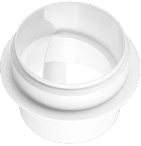 Uonlytech Connettore Per Tubo Di Ventilazione Plastica Con Valvola Di Non Ritorno Per Di Scarico Aria