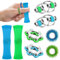 Aheagou Fidget Toys Set Akupressur Ring Anti Stress Spielzeug Skills Borderline Fidget Toys Erwachsene Akkupressurringe für Kinder und Erwachsene Skills Panikattacken