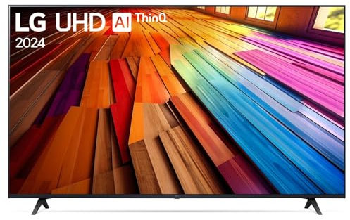 LG UHD AI 55'' Serie UT80 55UT80006LA, TV 4K, 3 HDMI, SMART TV 2024 (LG 55UT80006LA.API)