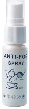 Wisylizv Anti Fog Spray - Anti Fog Spray for Swim Goggles | Streak Resistant Anti Fog Spray | Streak Resistant Anti Fog Spray for Eye Glasses | Portable Anti Mist Spray