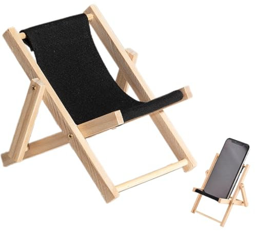 Porta cellulare da tavolo, supporto cellulare da tavolo per tavolo, scrivania, comodo stand per telefono e tablet, compatibile con iPhone, iPad, Samsung, Xiaomi, Huawei ecc. (Forma di sedia a sdraio)