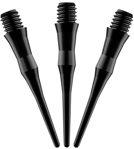 CyeeLife Premium Dartspitzen Set, 100 Stück 2BA Gewinde, Kunststoff Softdart Spitzen, Profi Dartspitzen, Dartspitzen Kunststoff, Softdarts Ersatzspitzen, Extrem stabil & langlebig
