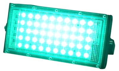 Segrehy 50W LED Fluter Außen IP66 wasserdicht 120V Außenbeleuchtung für Garten Hochzeit Party Dekoration, Superhelles Scheinwerfer für Bühne Kirche Veranstaltungen (Grün)
